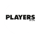Official logo of Players of Life, a magazine focused on business, leadership, and lifestyle, with a presence in various cities across Mexico.